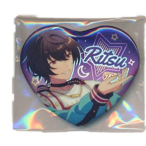 朔間凛月 スタフォニ ハート缶バッジ Superbloom D あんスタ 中古