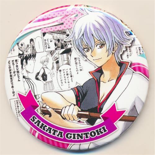 銀魂 坂田銀時 コレクション缶バッジ HEROES ヒーローズ 75mm缶 原作