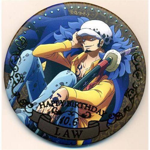 ONE PIECE ワンピース ロー 輩缶バッジ バースデー缶バッジ ONE PIECE