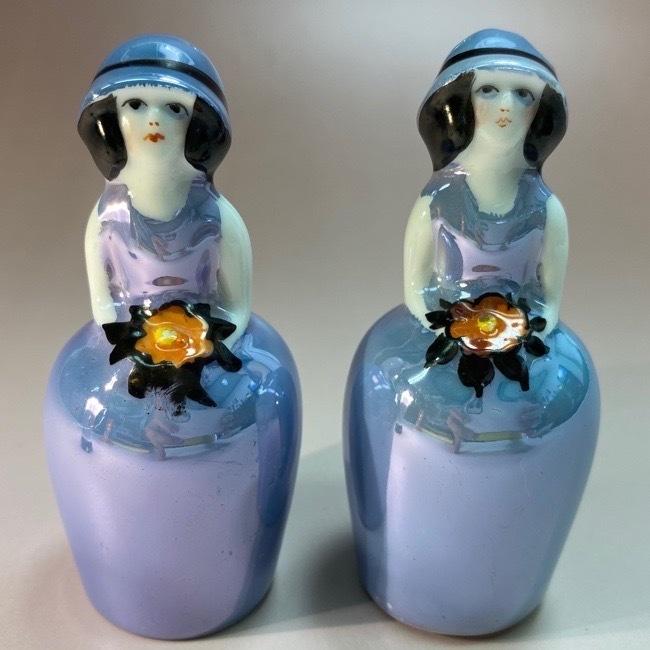 オールドノリタケ アールデコ デコレディ ラスター彩 小物入れ