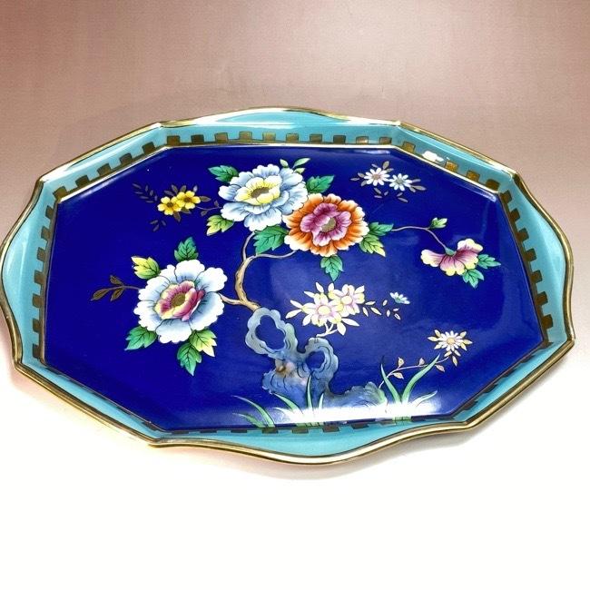 ノリタケ オールドノリタケ ドレッサーセット 6点セット ブルー花紋