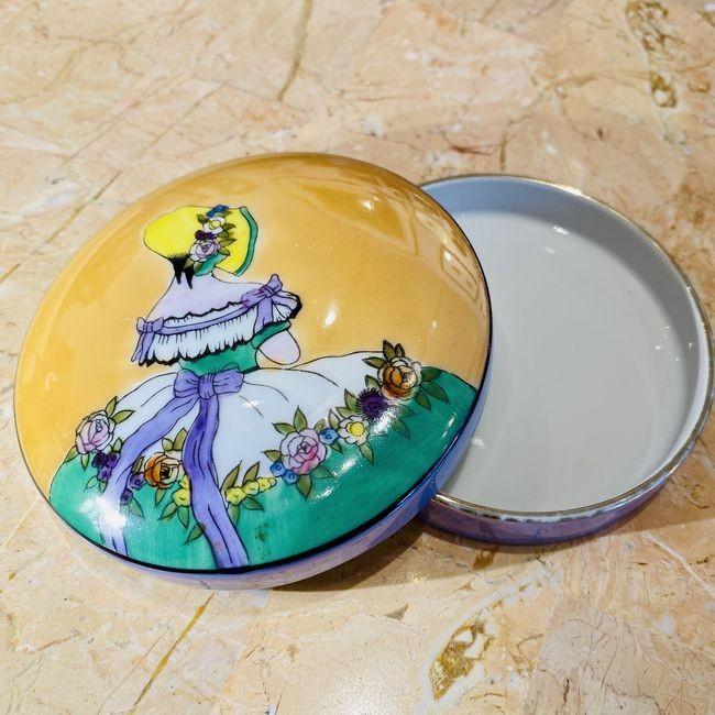 オールドノリタケ ピエロ ピンディッシュ トレイ 小物入 フィギュア