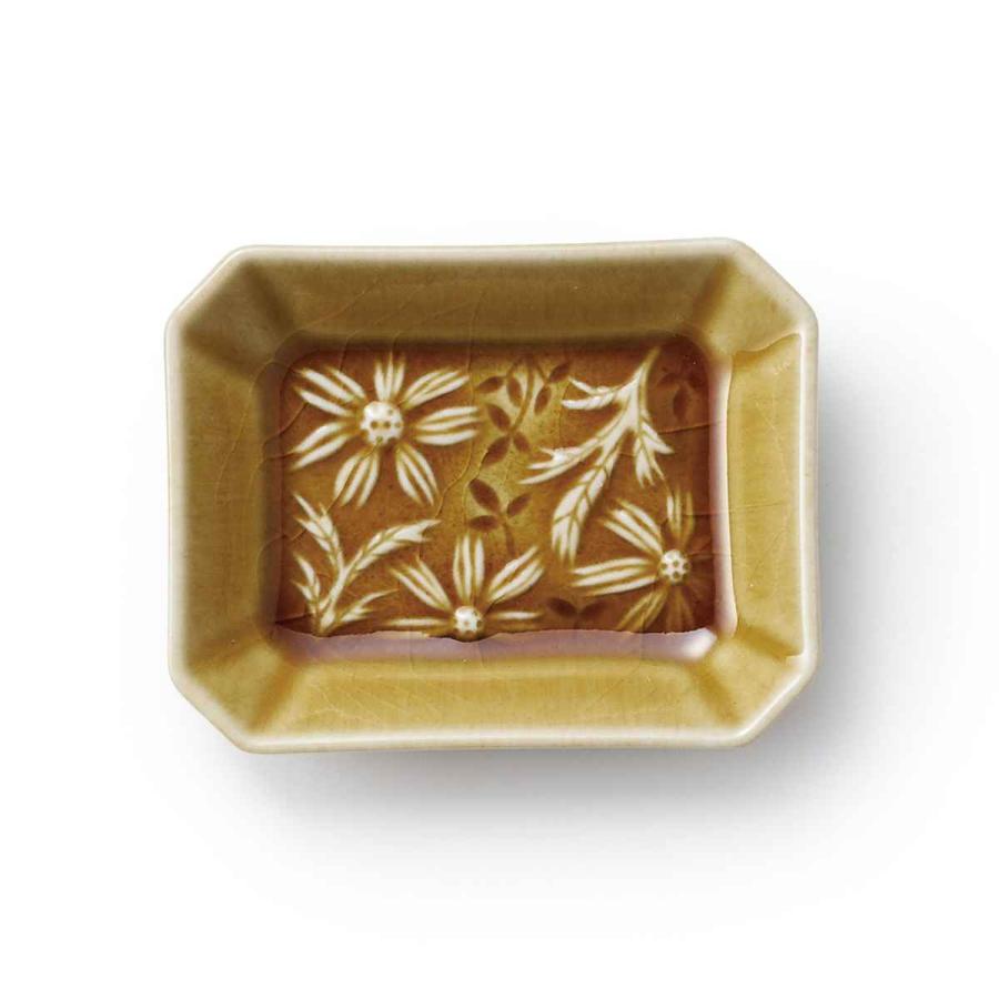 角小皿 4枚 江戸 成化年製 小皿 取り皿 微塵唐草 希少 人気 即売切