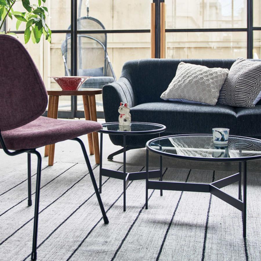 極美品】円形ガラステーブル ブラックよりのグレー 楽天市場】【送料