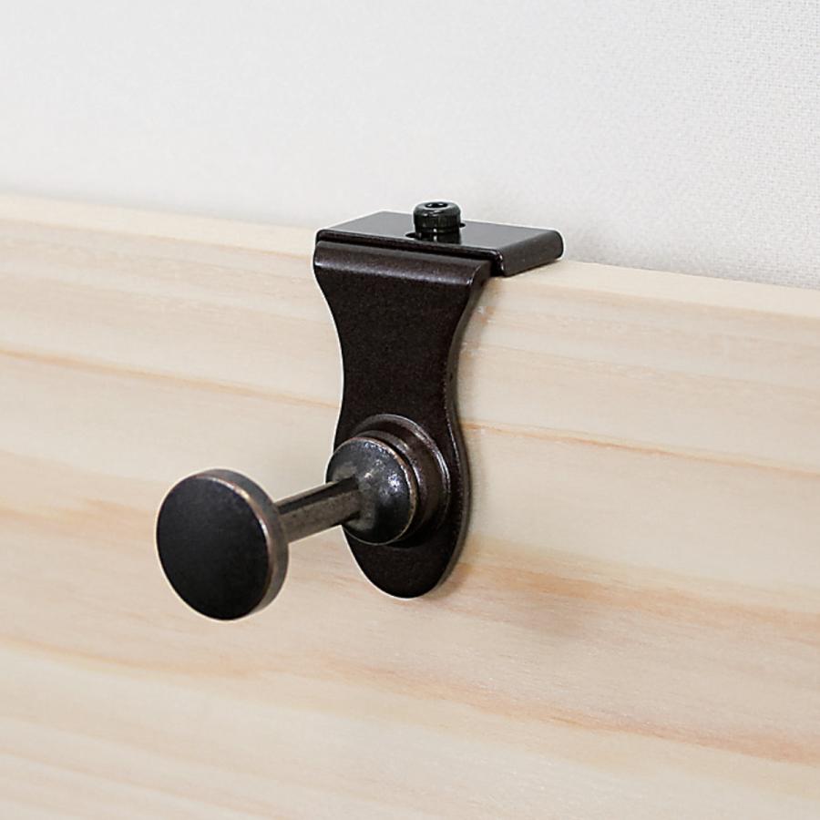 骨董亀文堂鴨居掛けかもい長押なげしフック一対