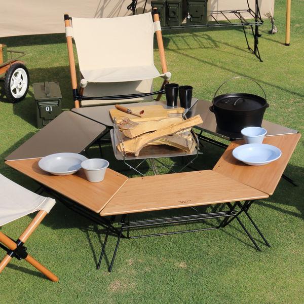 中古 ハングアウト Hang Out FRT アーチテーブル ウッドトップ 中古