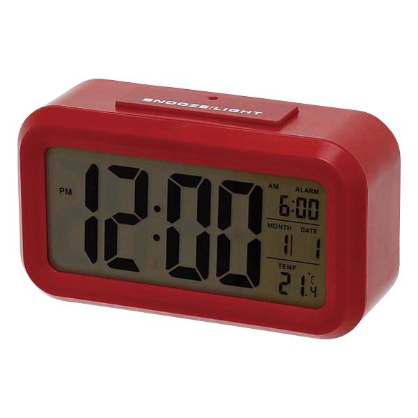 デジタル時計 ルミロック AMラジオ アラーム 目覚 レトロ スペース