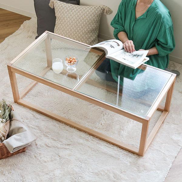 超希少] レトロポップ ガラス天板 ローテーブル 超希少] レトロポップ