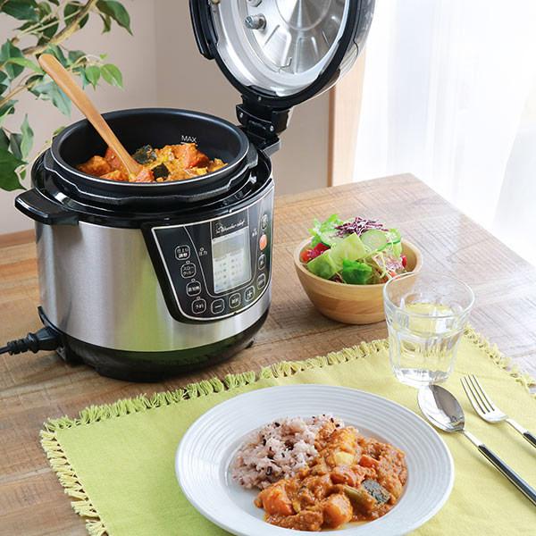 ワンダーシェフ 電気圧力鍋 3L 7点セット wonderchef マイコン電気圧力