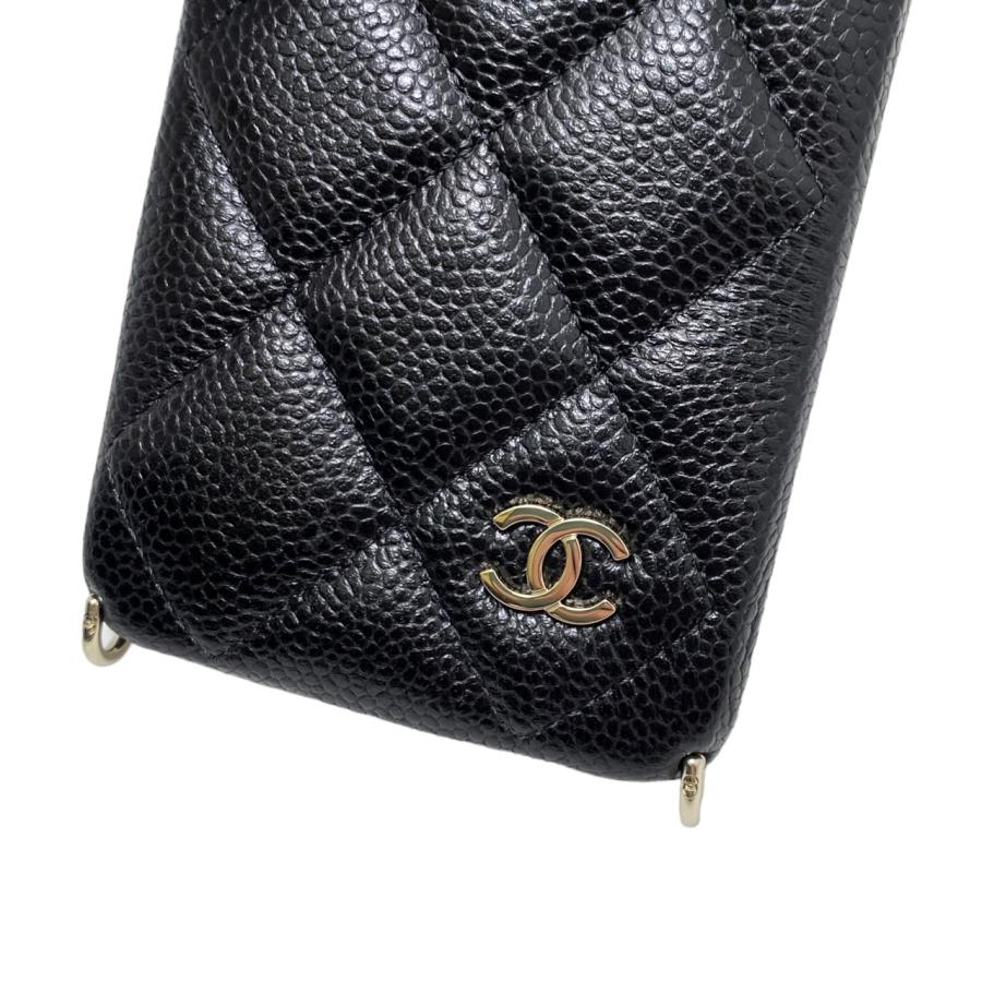 ✨極美品✨CHANEL iPhone15Pro ココマーク マトラッセ チェーン ✨極美