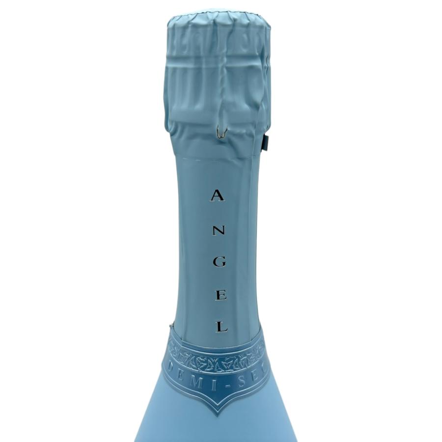 エンジェル シャンパン NV ドゥミセック ブルー レザータイプ 750ml