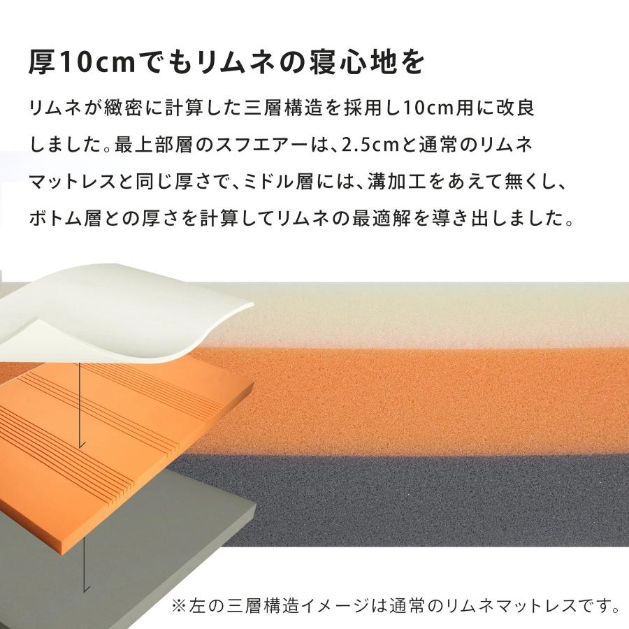 リムネ 三つ折りマットレス セミダブル : Limneヤフーショッピング店