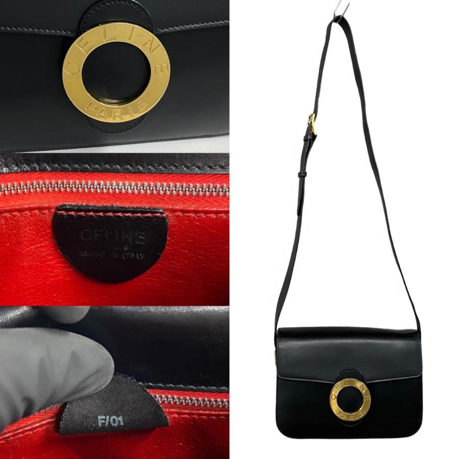 CELINE（セリーヌ） 極 美品 希少品 ヴィンテージ サークル ロゴ 金具