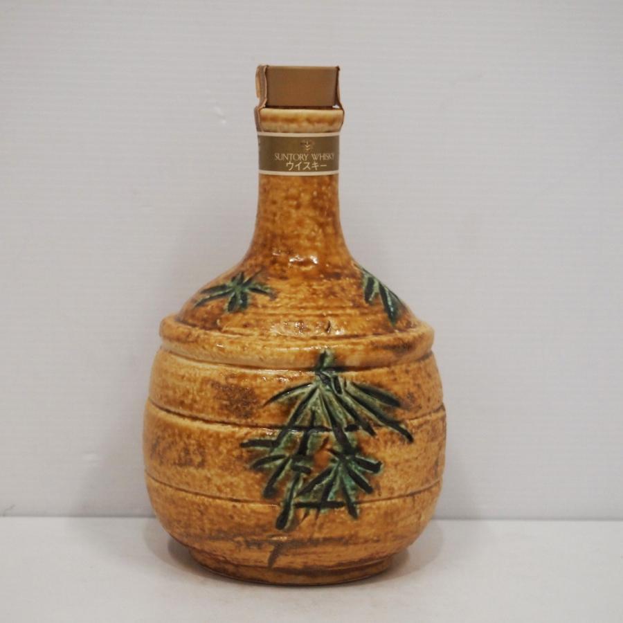完売御礼/古酒】サントリー ウイスキー 山崎 黄瀬戸竹文徳利瓶 SUNTORY