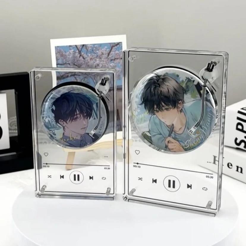 アクリルフレーム ケース キーホルダー 缶バッジ アクスタ アクリル