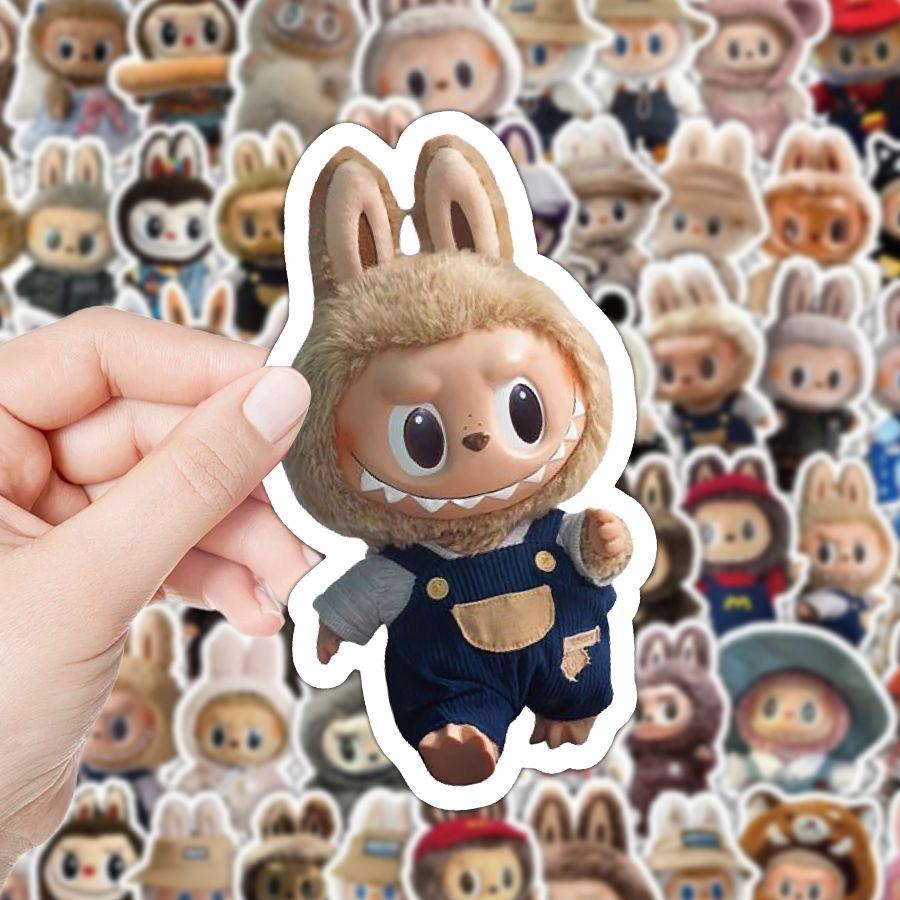 期間限定500円offクーポン／62枚セット ラブブ ステッカー シール