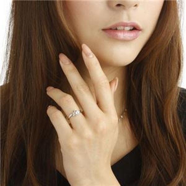 デザインリング アクアマリン 19号 指輪(代引不可)