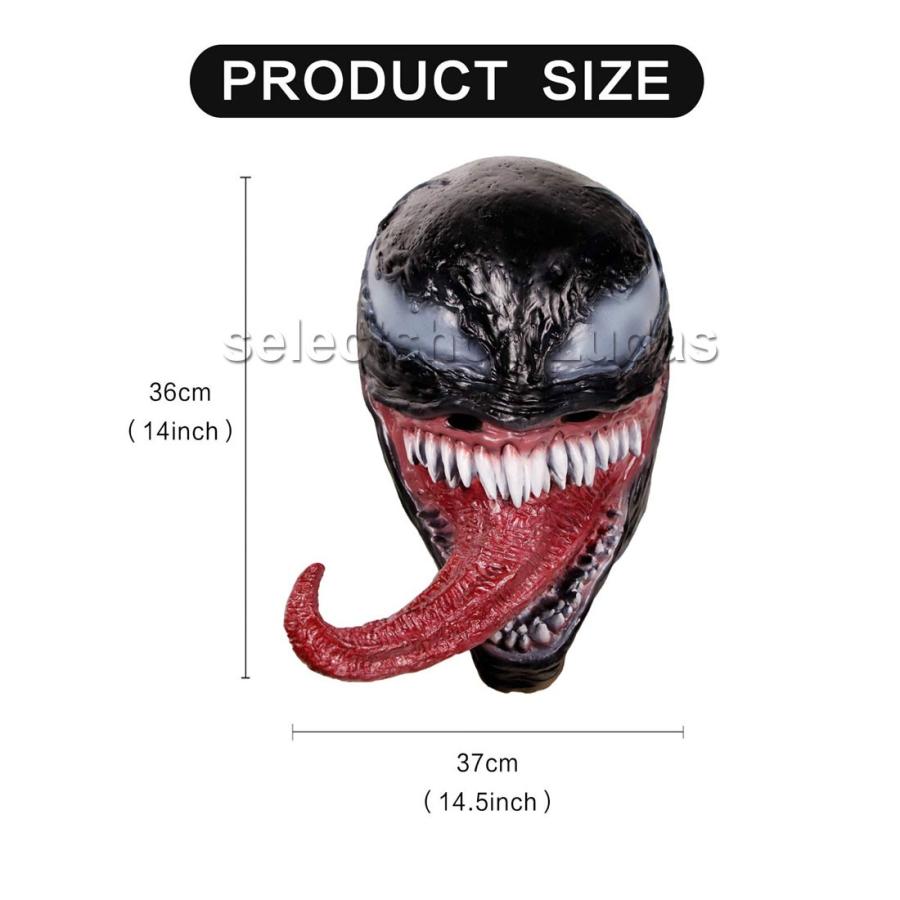SALE中 ヴェノム マスク ベロ なりきりマスク Venom かぶりもの お面