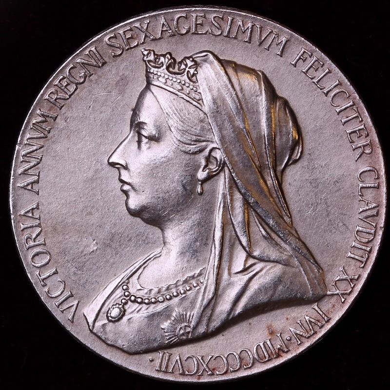 イギリス 1897 WMメダル 即位60年 王位継承 ヴィクトリア
