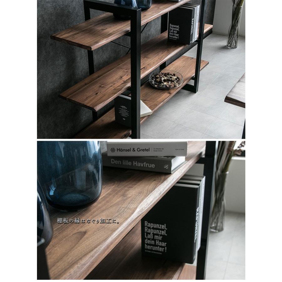 古材リメイク 欅と栗の文庫本ラック3段 オープンシェルフ 無垢の家具