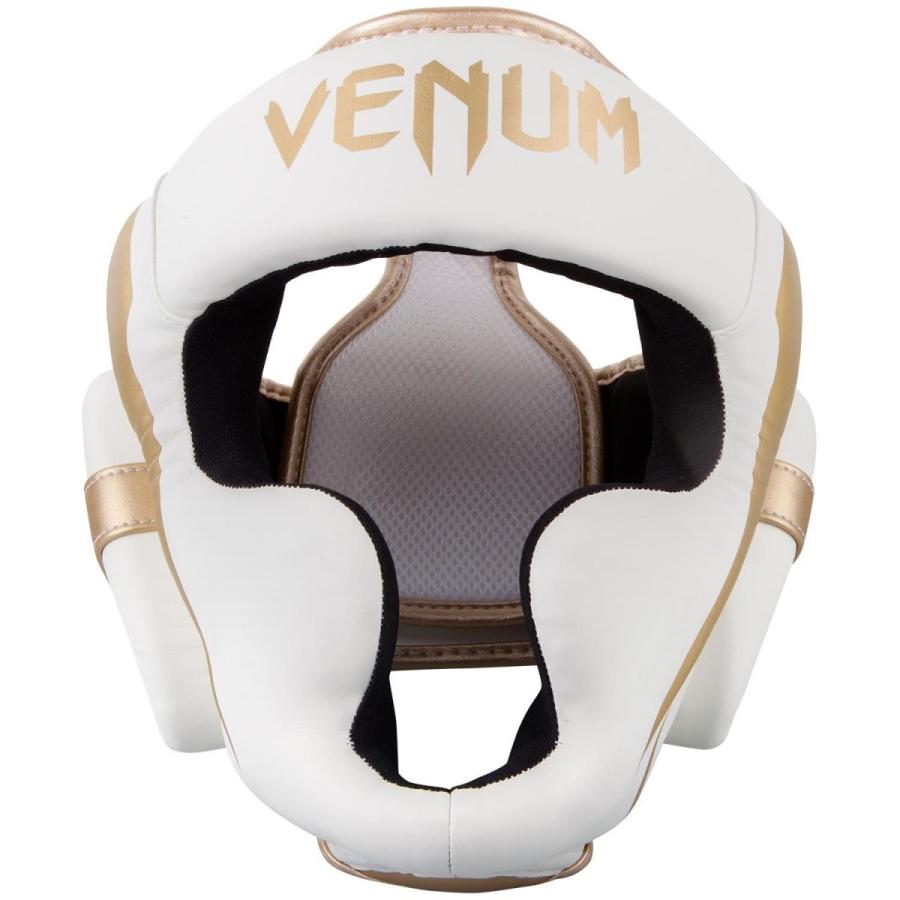 VENUM ヘッドガード ELITE HEADGEAR （ホワイト×ゴールド
