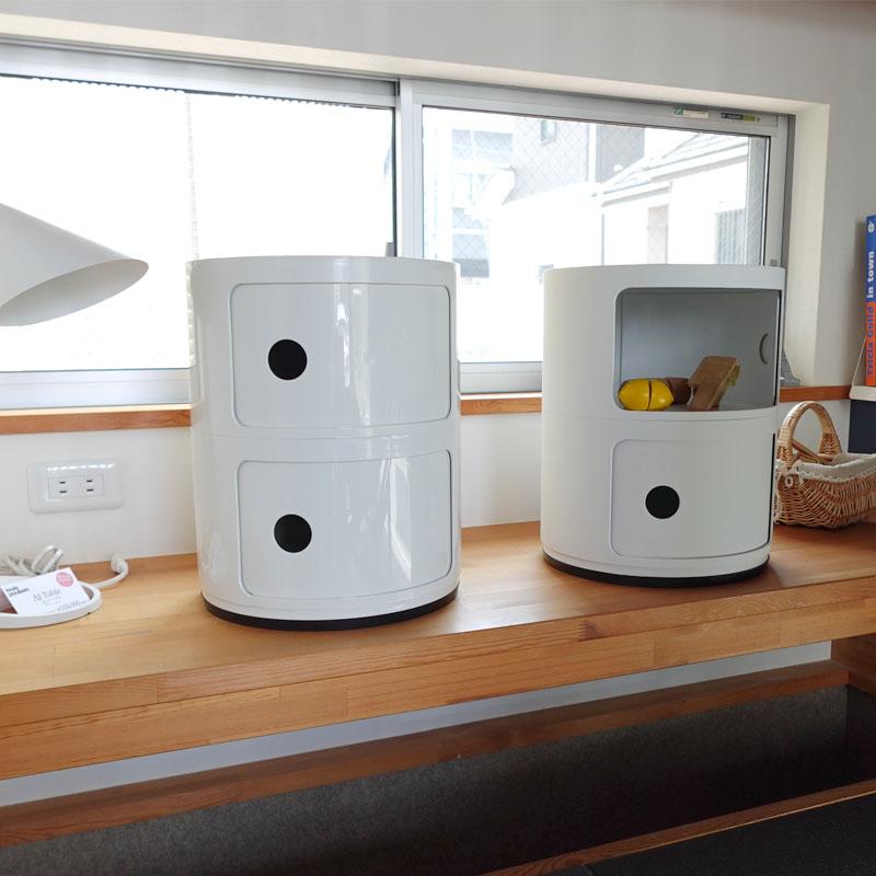 Kartell（カルテル） 正規代理店 収納家具 2段 Componibili2