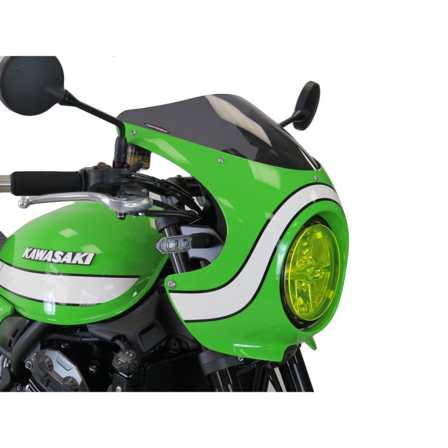 Kawasaki Z900RS ヘッドライトプロテクター イエロー POWERBRONZE