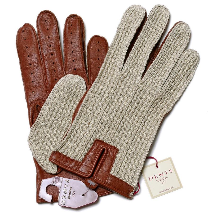 DENTS（デンツ） クロシェット ドライビンググローブ 5-1050 Cognac
