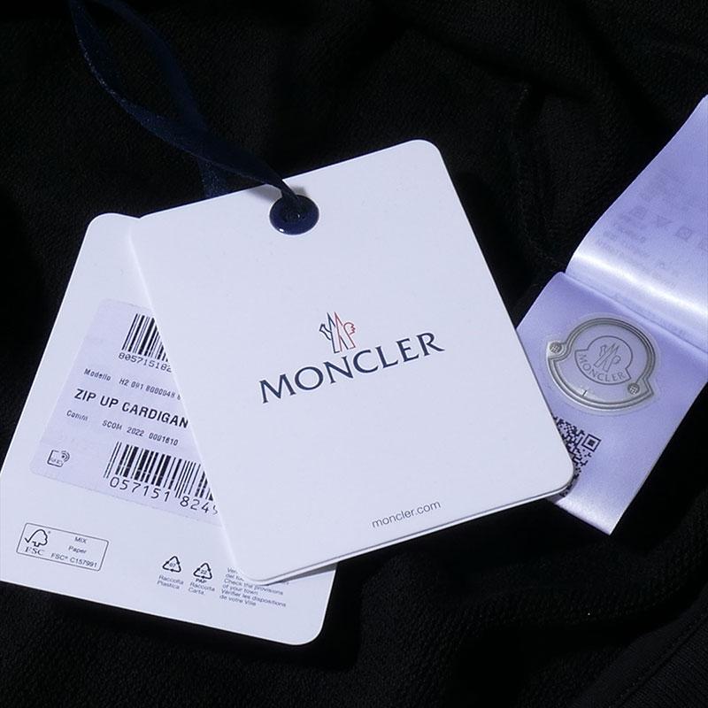 MONCLER（モンクレール） イタリア製ウールニットジップアップパーカー