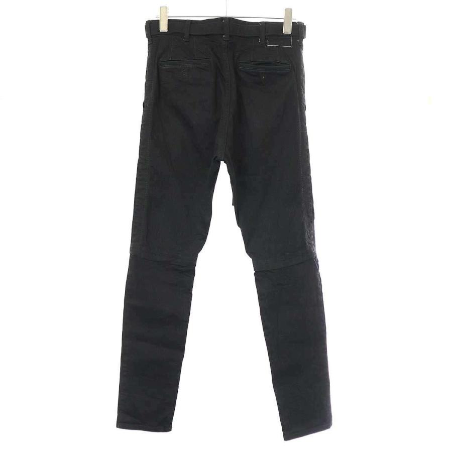 sacai（サカイ） 22SS Knee Zip Denim 二―ジップベルテッドデニム