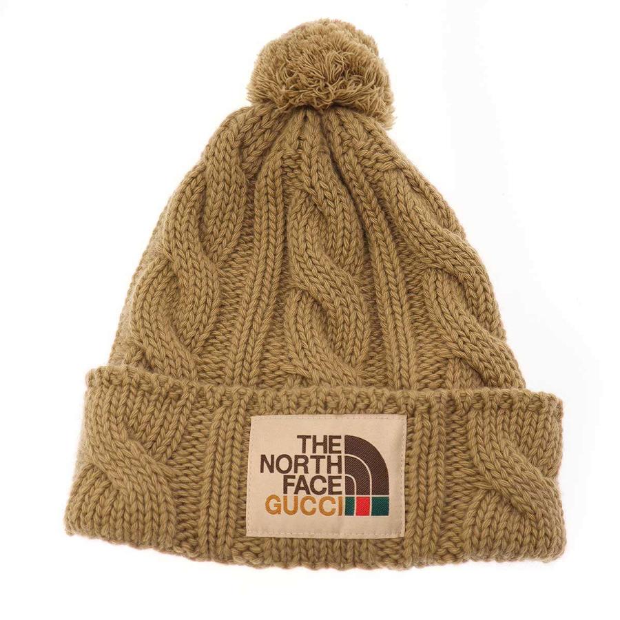GUCCI×THE NORTH FACE グッチ ノースフェイス ウールニットキャップ