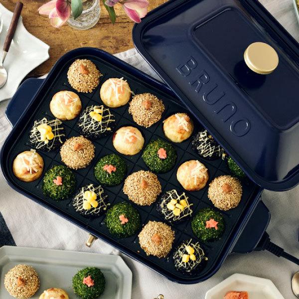 BRUNO（ブルーノ） ホットプレート 本体＋5種プレート 【レシピ＋