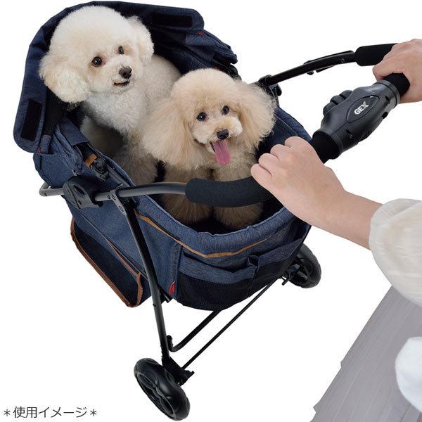 わんわんカート GEX わんわんカート スマートハンディ Safety デニム柄