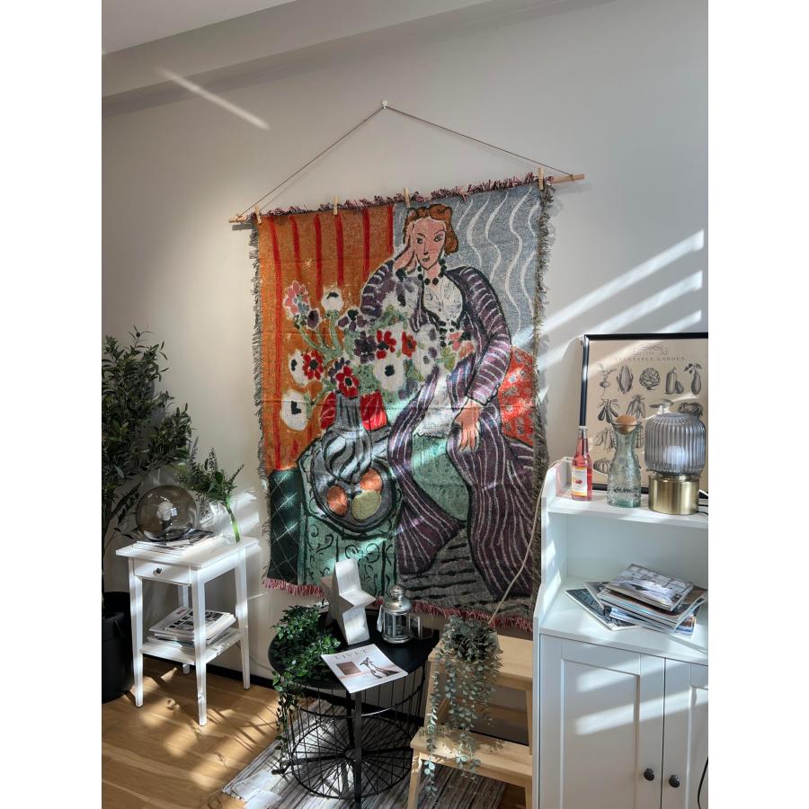 Henri Matisse アンリ・マティス「紫のローブとアネモネ