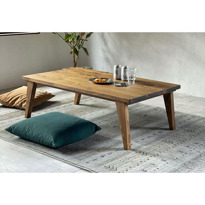 日美 こたつ こたつテーブル テーブル 120cm 長方形 ナチュラル 無垢