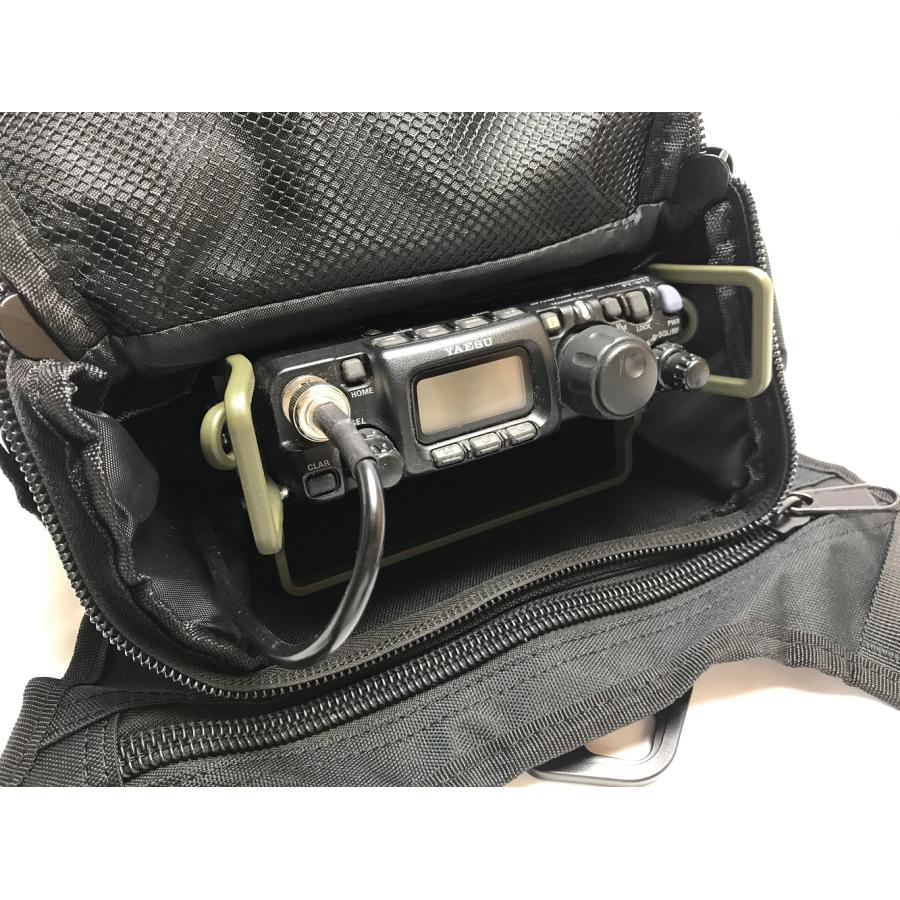 移動運用 FT-817/FT-818等に ショルダーバッグ スリングバッグ 八重洲