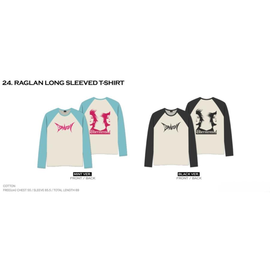 GDRAGON Übermensch raglan long sleeve G-DRAGON 公式グッズ RAGLAN