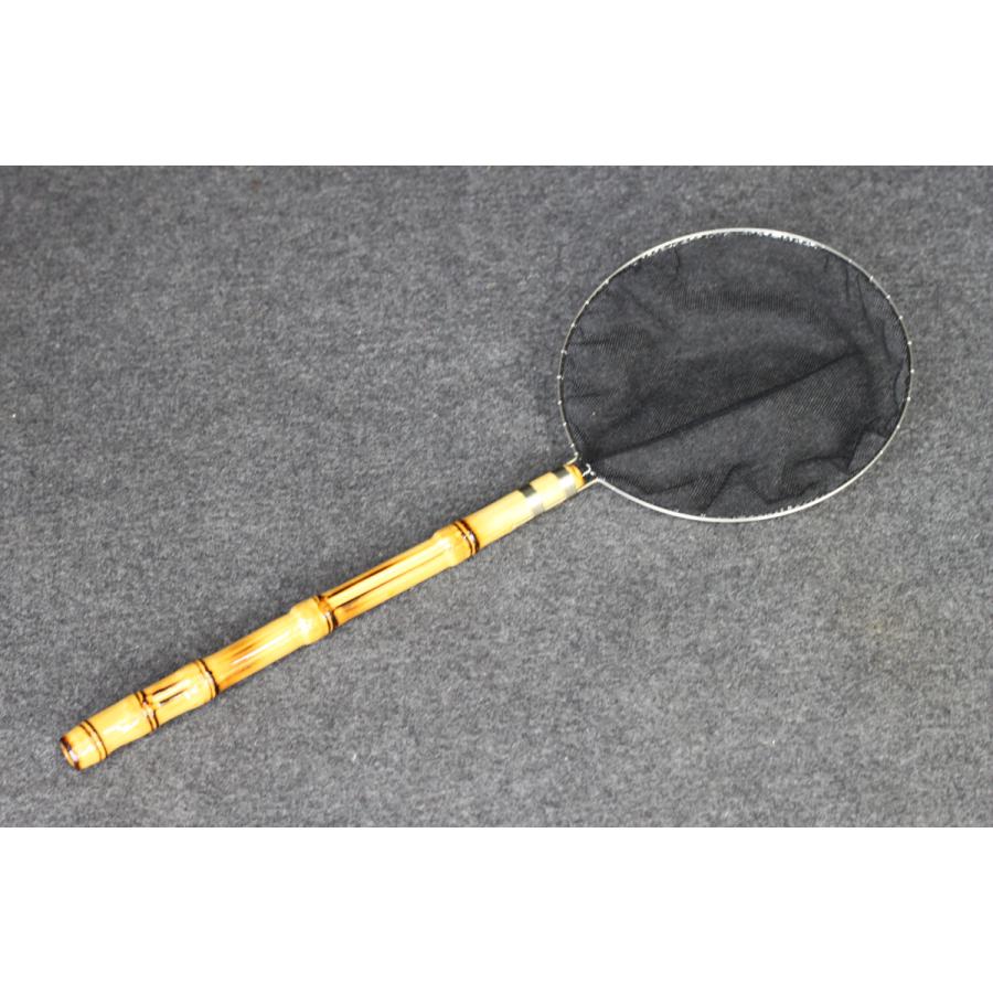 山吉]めだか用 網 選別網 タモ 丸型 中サイズ ノーマル(研出無