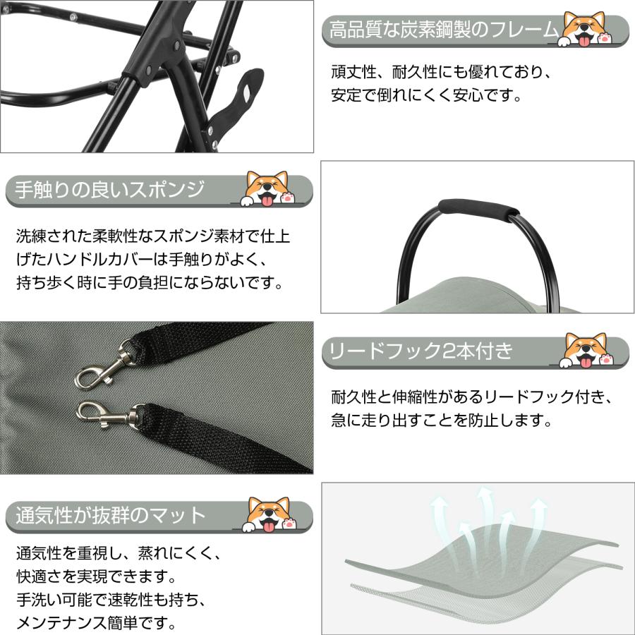 ペットカート 取り外し可能 分離型 ペットバギー 折りたたみ 多頭 小型