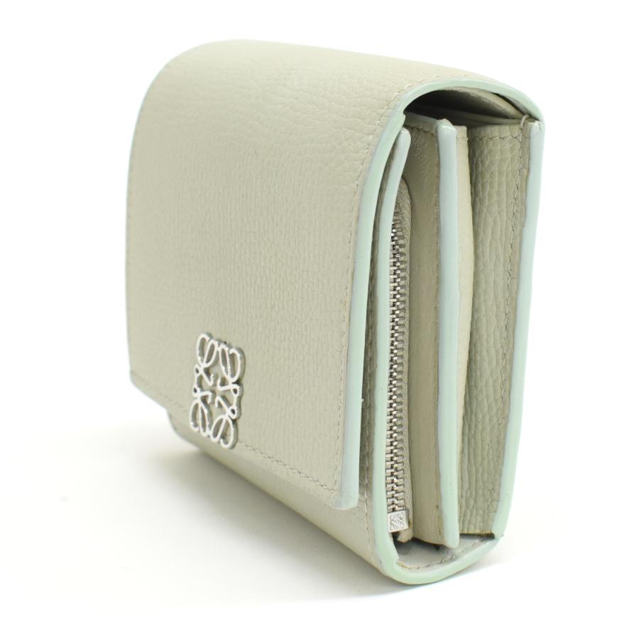 LOEWE（ロエベ） アナグラム コンパクト フラップ ウォレット 二つ折り