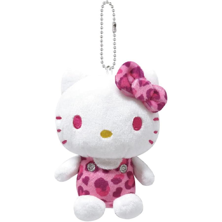 ハローキティ ヒョウ柄キーホルダー ピンク マスコット Avail