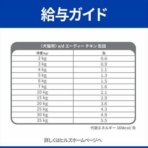 ヒルズ 犬猫用 回復期ケア 【a/d】 156g缶×24 : 松波動物メディカル