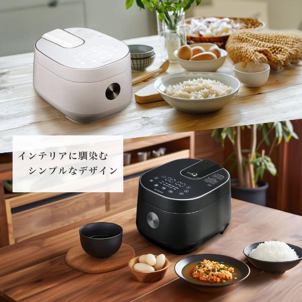 MAXZEN（マクスゼン） 炊飯器 4合 二人暮らし IH炊飯器 家族