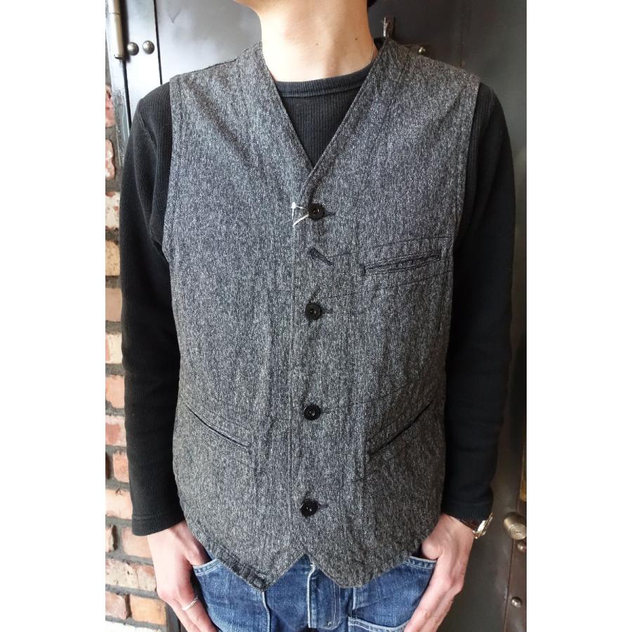 SUGAR CANE シュガーケーン SC12795 9oz. BLACK COVERT WORK VEST