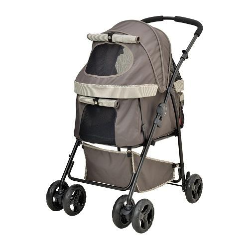 わんわんカート ジェックス わんわんカート 多頭用 DXplus ストライプ