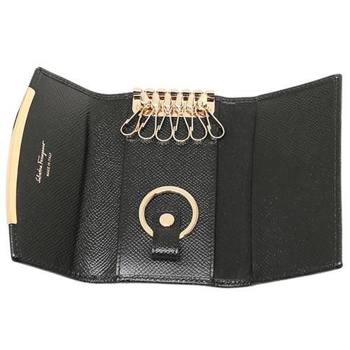 FERRAGAMO（フェラガモ） ガンチーニ キーケース 6連 キーリング付き