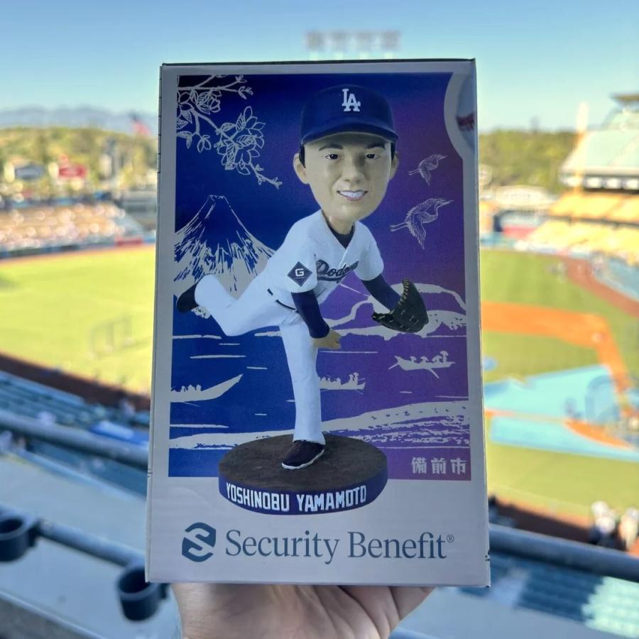 限定品】山本由伸 ボブルヘッド ドジャース 2024年6月13日 最高