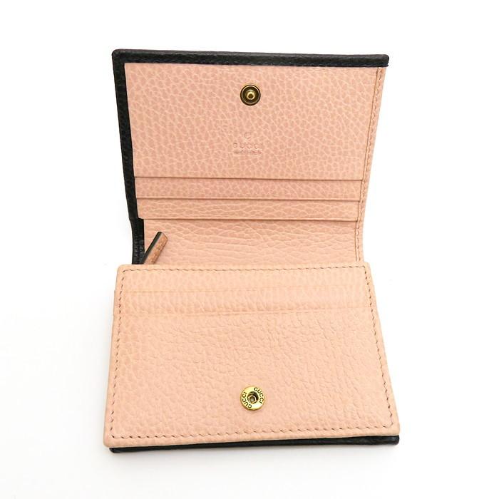 GUCCI（グッチ） GGマーモント 524289 リボン 二つ折り財布/ボウレザー