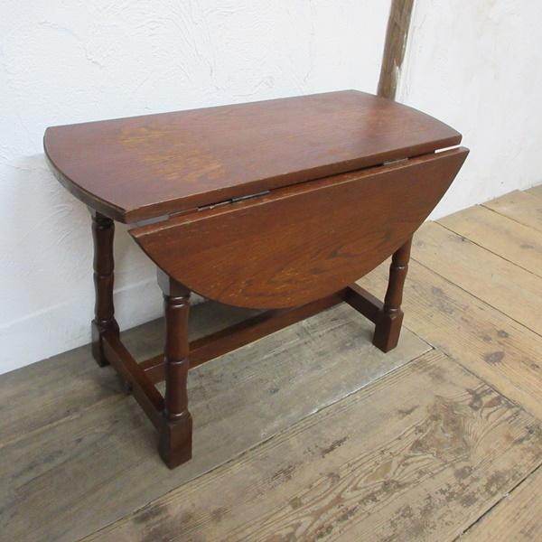 イギリス アンティーク 家具 スモールゲートレッグテーブル 英国 6775d