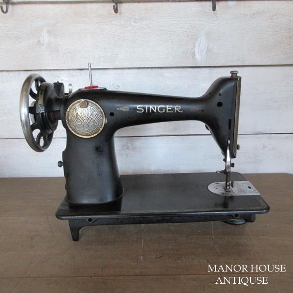 ドイツ製 SINGER シンガー ミシン 手回しミシン アンティーク 1908年頃